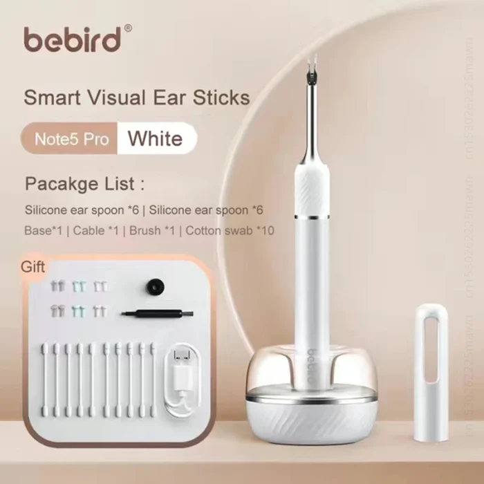 Bebird Note5 Pro Ear Cleaner Smart Visual Ear Wax Sticks Endoscope Tweezers Earpick Mini Camera Otoscope Personal Health Care - Image 7