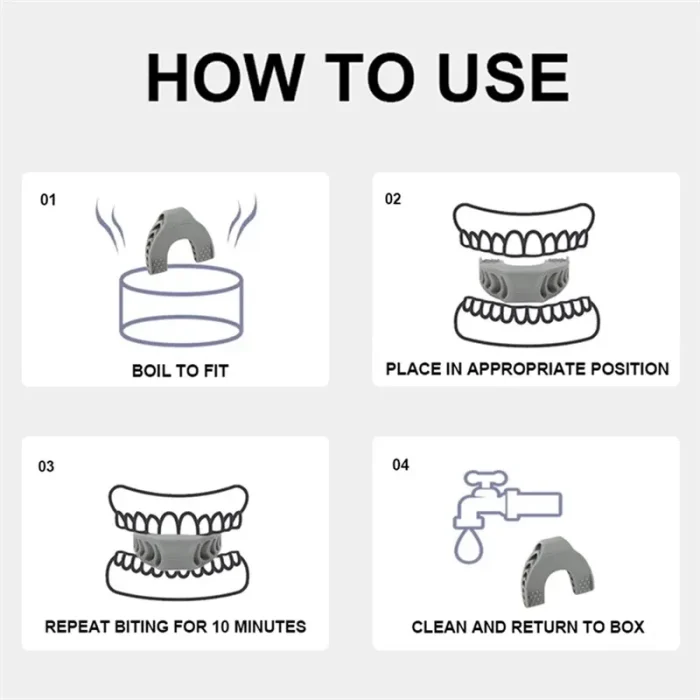 U Shape Jaw Exerciser New Facial Mouth Jawline Face Fitness Muscle Chew Ball Bite Breaker Training Equipment - Image 15