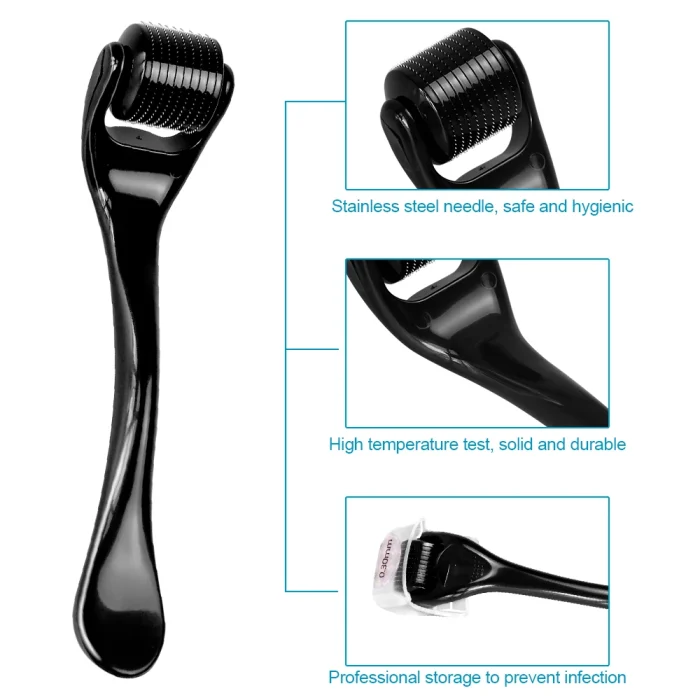 540 Derma Roller Skin Care Micro Needle Dermaroller Professional Derma Roller For Hair Growth Beard Growth Facial Beauty Roller - Image 11