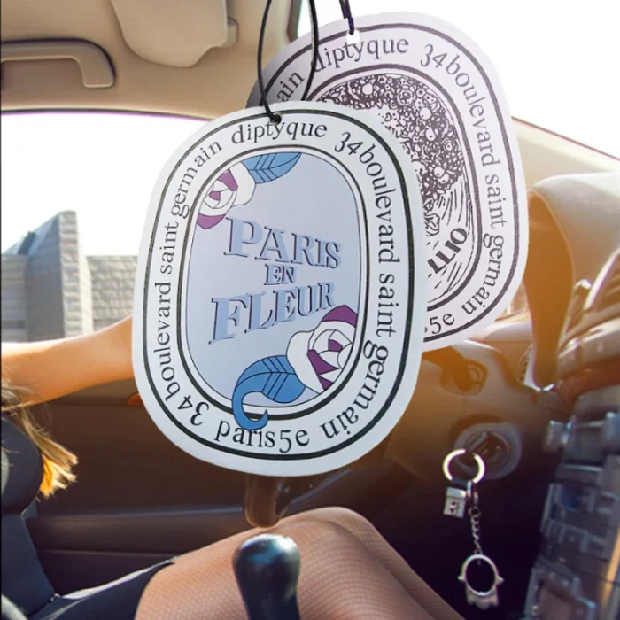 2 Pcs Car Fragrance Car Solid Aromatherapy Car Aromatherapy Card Pendant Car Air Purifying Perfume Fragrance - Image 22