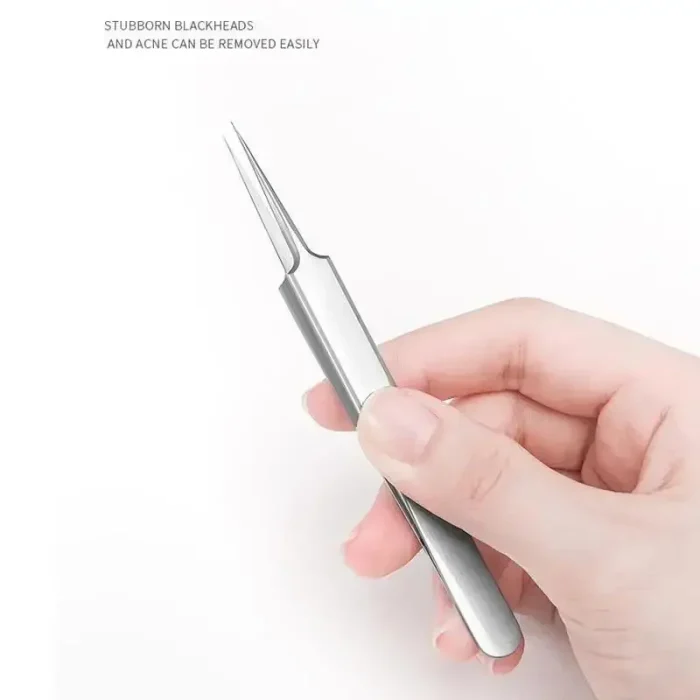 11Pcs Ingrown Hair Tweezers Acne Blackhead Removal Needles Black Dots Cleaner Pore Cleaner Deep Cleansing Face Skin Care Tools - Image 5