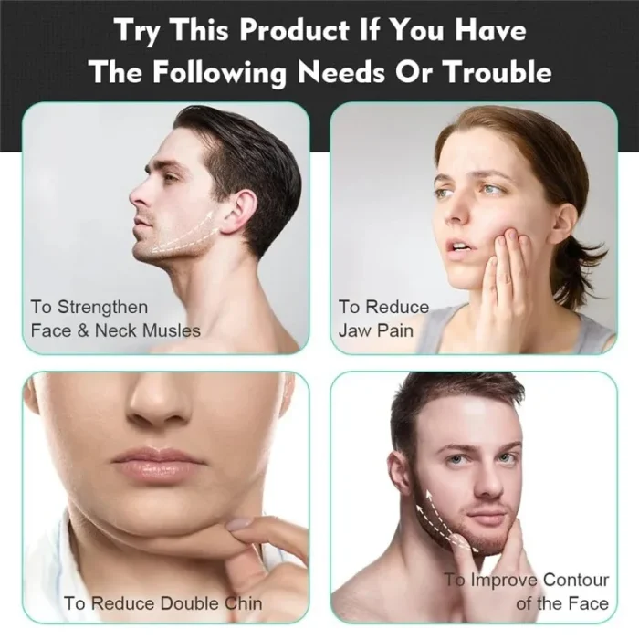 U Shape Jaw Exerciser New Facial Mouth Jawline Face Fitness Muscle Chew Ball Bite Breaker Training Equipment - Image 12