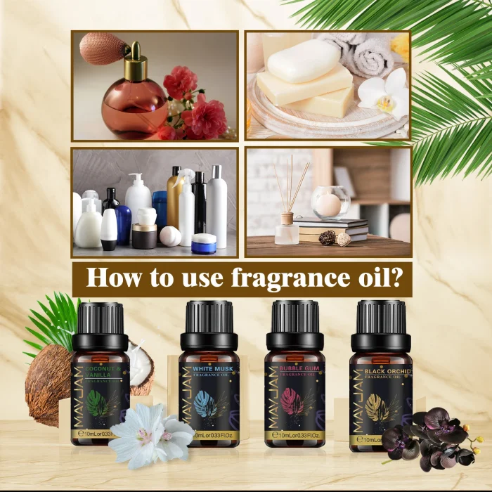 MAYJAM 10ml Fragrance Oil Sea Breeze White Musk Coconut Vanilla Bubble Gum Baby Powder Coffee Mandarin Aroma Oil For Humidifier - Image 22