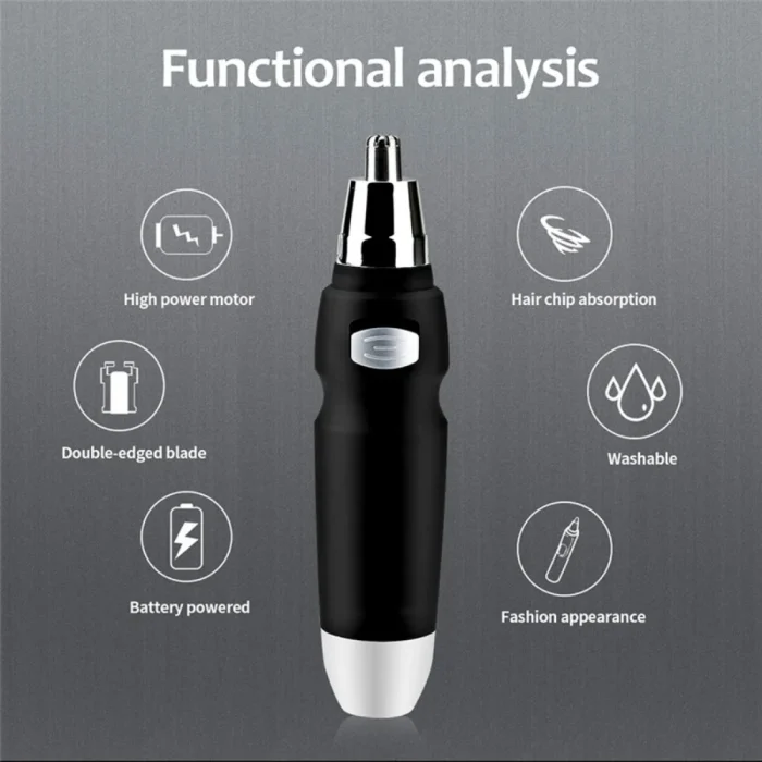 Electric Nose Hair Trimmer Ear Face Eyebrow Hair Clean Trimmer House Home Men Women Nose Hair Nose Remover Face Care Kit Tools - Image 25