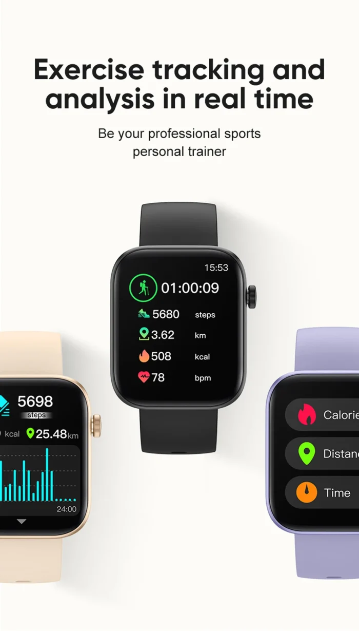 COLMI P71 Voice Calling Smartwatch Men Health Monitoring IP68 Waterproof Smart Notifications Voice Assistant Smart Watch Women - Image 16