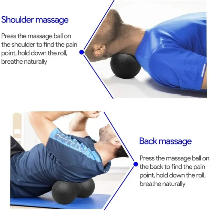 Yoga Peanut Balls Body Massage Fascia Ball Suit Foam Block High Density Muscle Relaxation Lacrosse Exercise Fitness Relieve Pain - Image 4