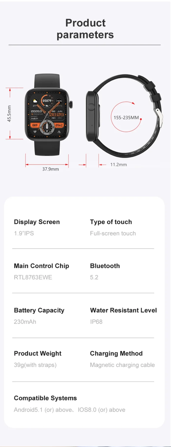 COLMI P71 Voice Calling Smartwatch Men Health Monitoring IP68 Waterproof Smart Notifications Voice Assistant Smart Watch Women - Image 24