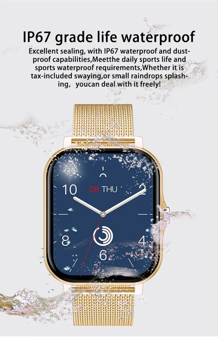 2024 Smart Watch Android Phone 1.44'' Inch Color Screen Bluetooth Call Blood Oxygen/Pressure Monitoring Smart Watch Women Men - Image 13