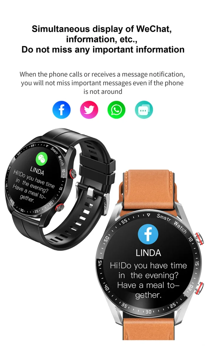 ECG+PPG Bluetooth Call Smart Watch Men Laser Health Blood Pressure Fitnes Sports Watches Man Sports Waterproof Smartwatch+Box - Image 26