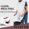 Male Shaving Apron Beard Catcher Cape Care Bib Face Shaved Hair Adult Bibs Shaver Cleaning Hairdresser for Man Clean Apron Gift - Image 2
