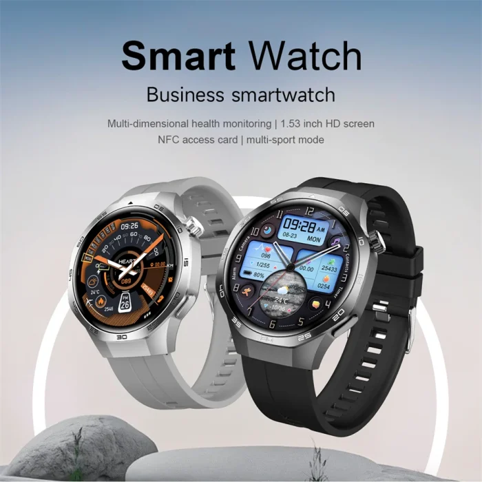New For Huawei Watch GT5 Pro Smart Watch HD AMOLED Screen NFC GPS Tracker Bluetooth Call Health Waterproof Smartwatch Men Women - Image 19