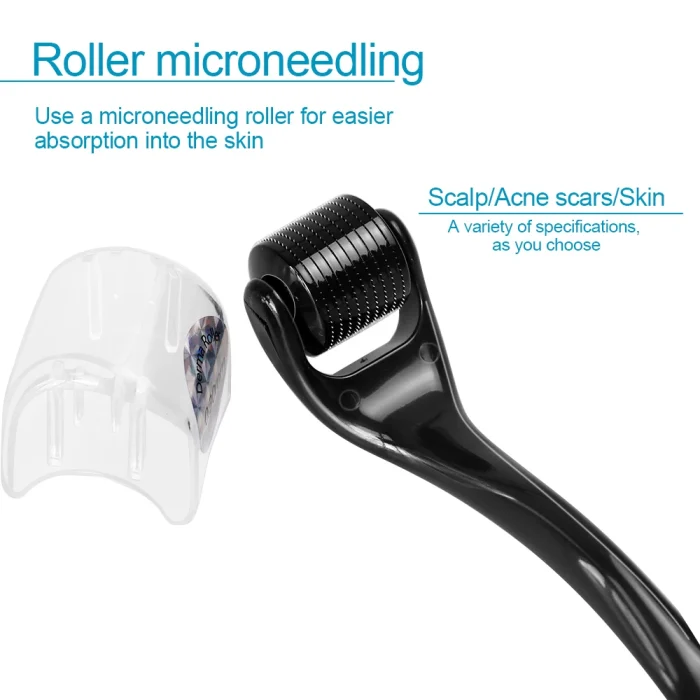 540 Derma Roller Skin Care Micro Needle Dermaroller Professional Derma Roller For Hair Growth Beard Growth Facial Beauty Roller - Image 15