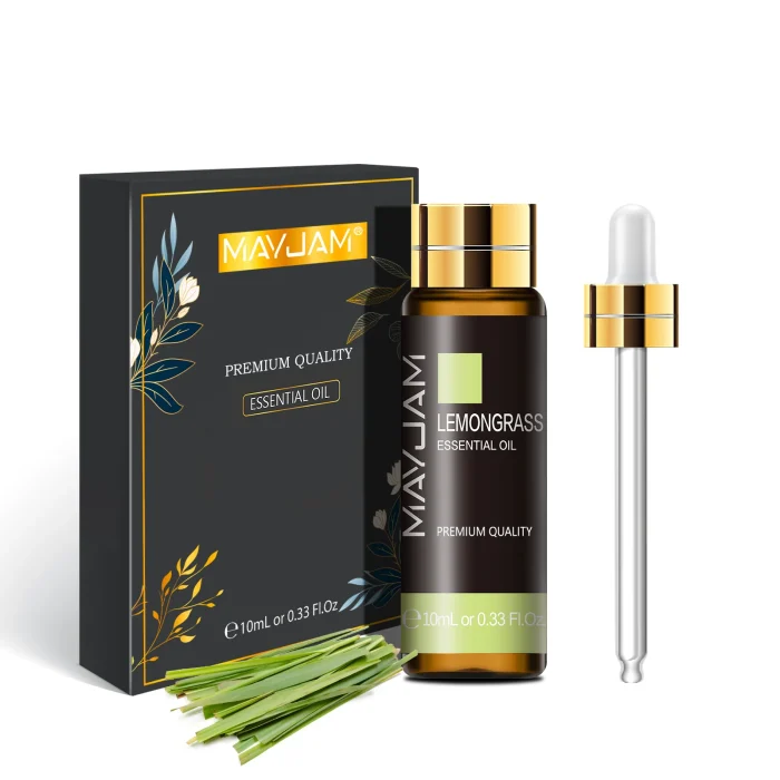 MAYJAM 10ml Pure Essential Oil Lavender Eucalyptus Vanilla Sandalwood Jasmine Bergamot Lemongrass Cinnamon Grapefruit 1pc - Image 24