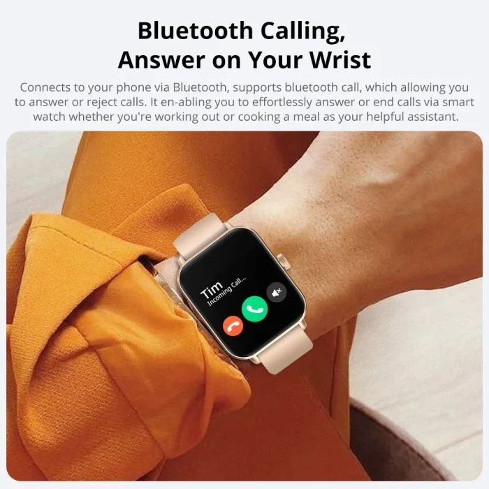 COLMI P81 Voice Calling Smart Watch Ultra 1.9 inch Screen 24H Health Monitor 100+ Sports Modes, Bluetooth Smartwatch Men Women - Image 3