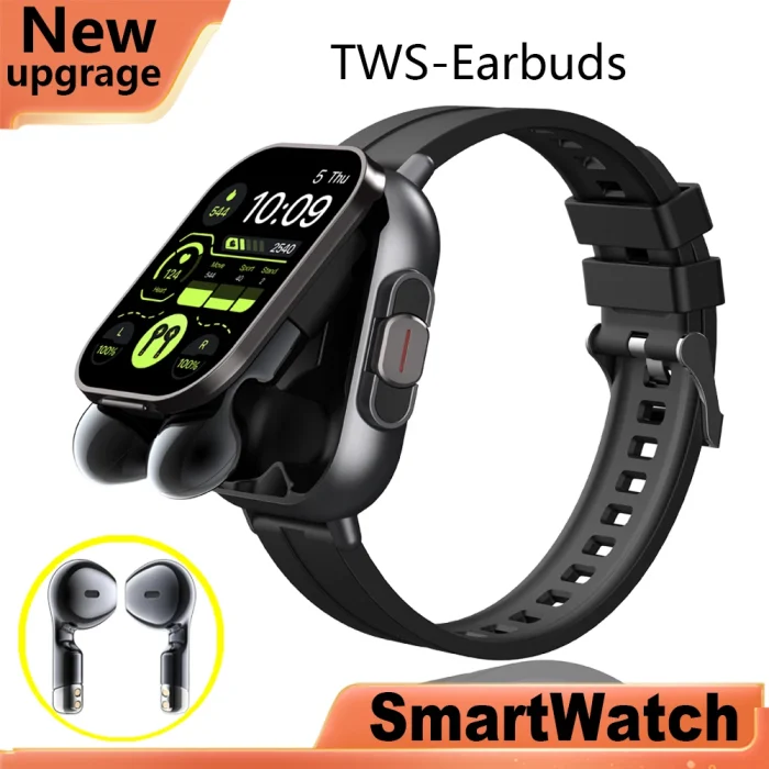 GPS Smart Watch TWS 2-in-1 Headset Bluetooth Call Heart Rate Blood Pressure Health Monitoring Headphones Play Music Smartwatch - Image 10