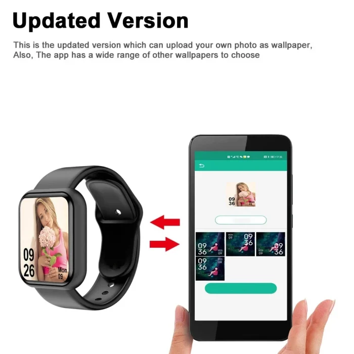 Smart Watches Weather Music Player Message Heart Rate Monitor Fitness Bracelet Men Gift Woman Smartwatch For IOS Android D13 116 - Image 22