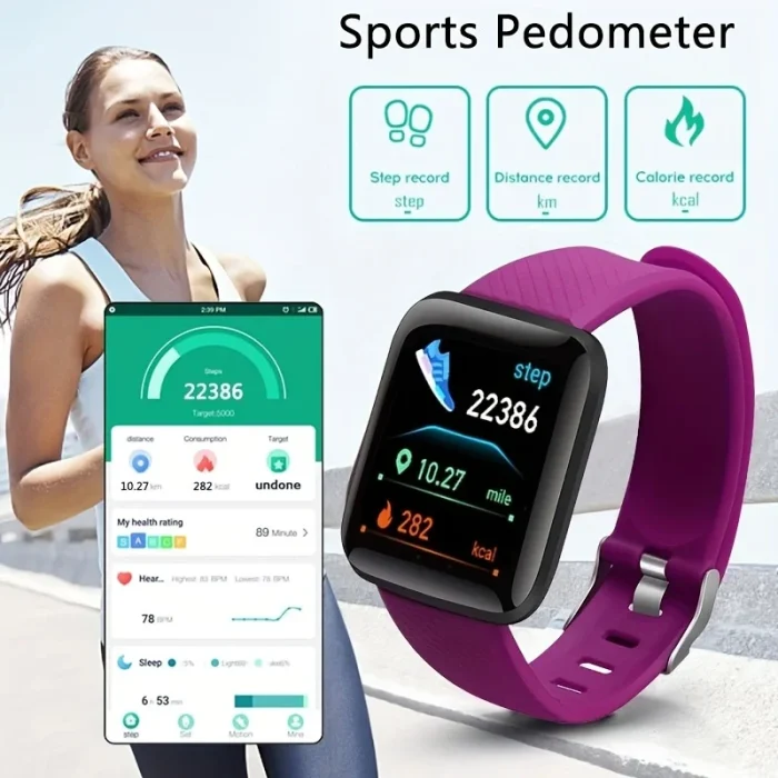 Smart Watches Weather Music Player Message Heart Rate Monitor Fitness Bracelet Men Gift Woman Smartwatch For IOS Android D13 116 - Image 6