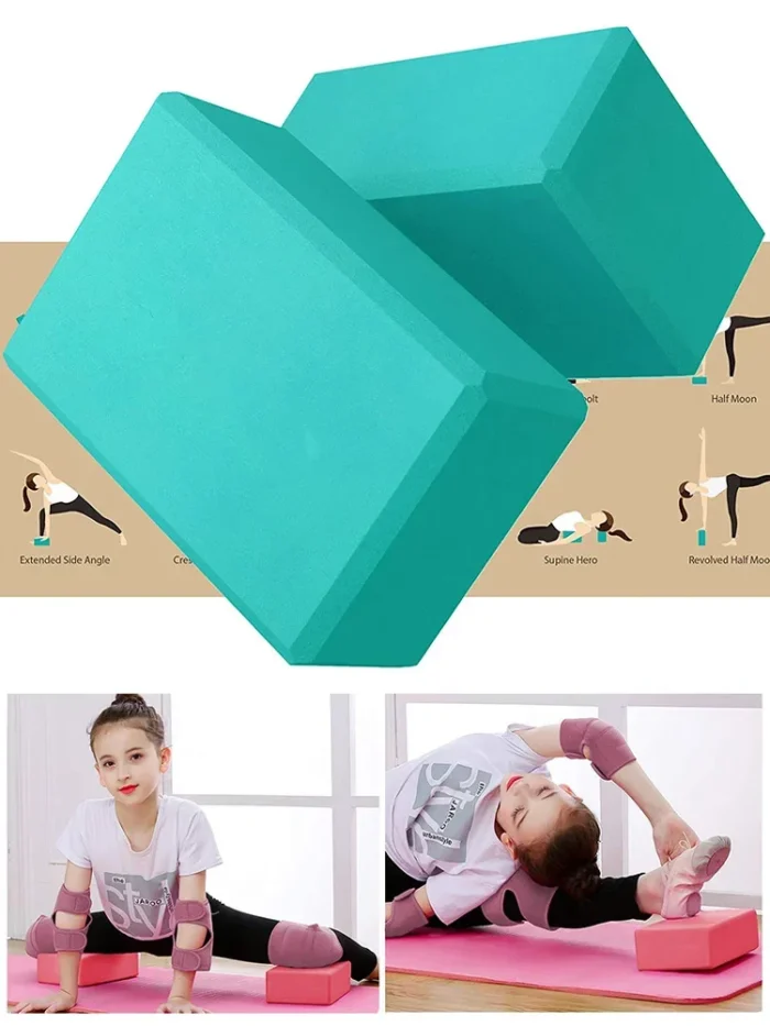 1PC Yoga Building Blocks Cubes Pilates Bricks Reinforcement Mats Sports Supplies Exercise Home Exercise Equipment Fitness Eva - Image 11