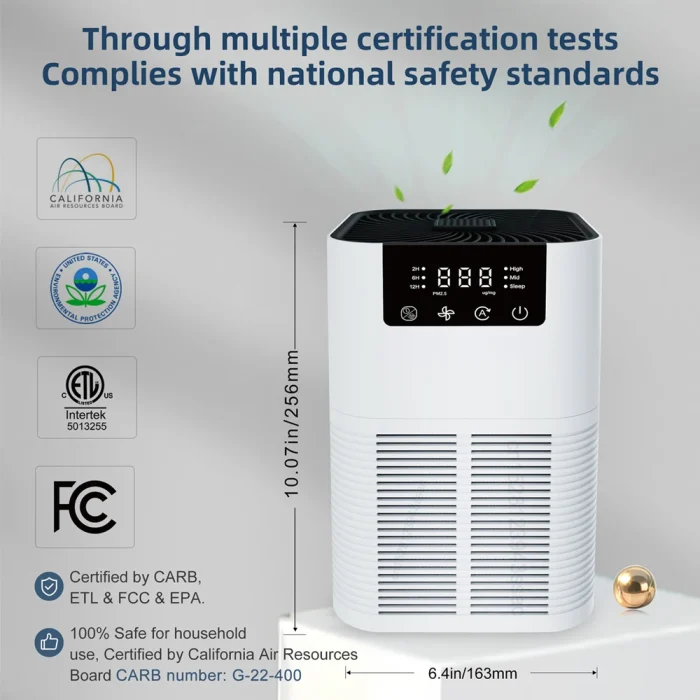 Air Purifier Smoke Odor Negative Ion Generator with Aromatherapy Air Cleaner for Household HEPA Filter Efficient Purifying Air - Image 15