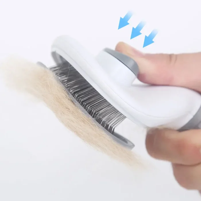 Pet Hair Brush Cat/Dog Comb Grooming Care Cleaning Needle Brush Stainless Steel Comb Long Hair Pets Dogs Cats Accessories - Image 5