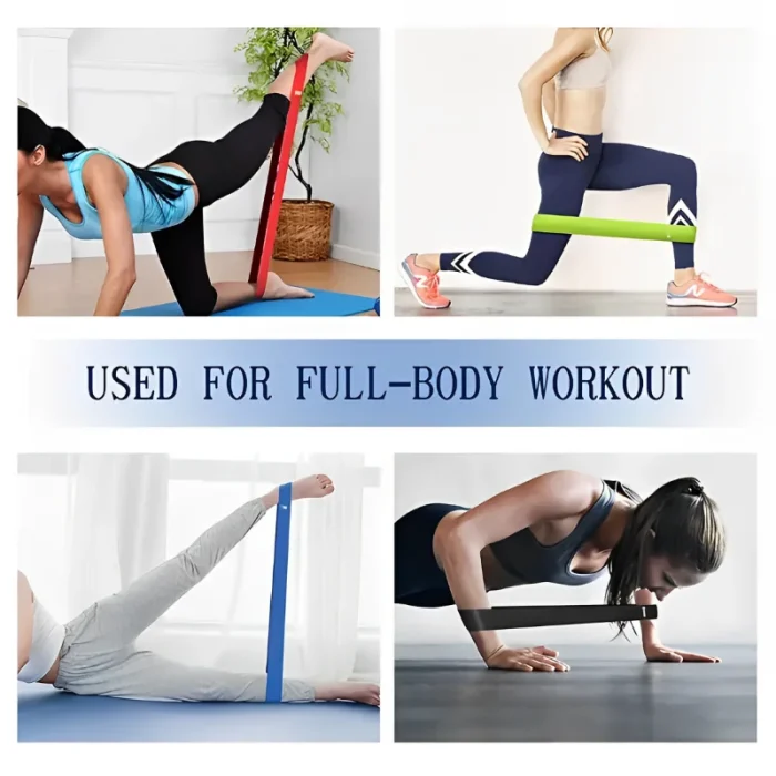 7Pcs Tpe Resistance Bands Fitness Set Rubber Loop Strength Training Workout Expander Yoga Gym Equipment Elastic Portable Pilates - Image 13