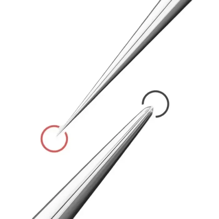 1 Pack Extra Fine No. 5 Cellular Acne Blackhead Tweezers - Facial Beauty Remove Acne Needle Tools for Skin Care - Image 3