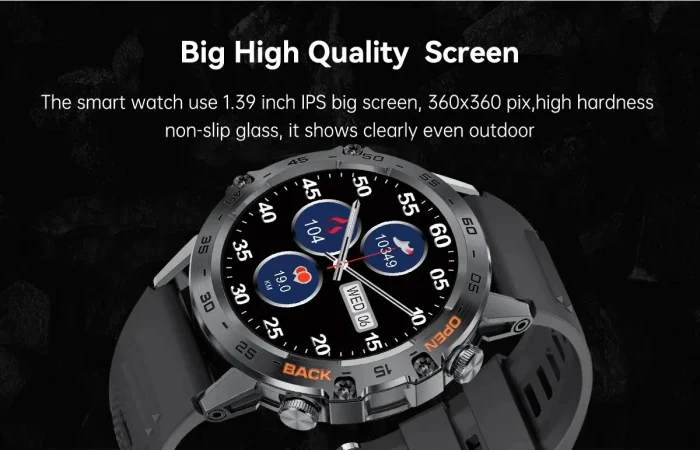 LIGE New1.39" Bluetooth Call Smart Watch Men Outdoor Sport Fitness Heart Rate Health Monitoring Smartwatch for Android IOS Phone - Image 13