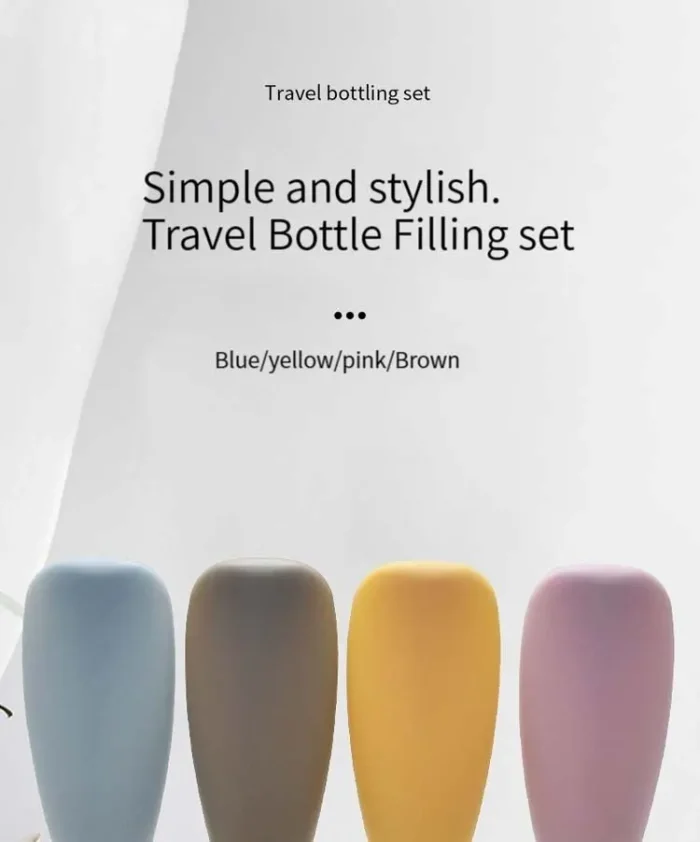 Morandi Tube Squeeze Bottle Portable Skin Care Products Dispensing Ottle Lotion Hand Cream Body Wash Travel Set Fill Empty - Image 8