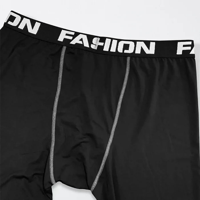 2-piece men's tight warm long-sleeved trousers suit for autumn and winter men's fitness pants shirt running yoga athletes' sport - Image 23
