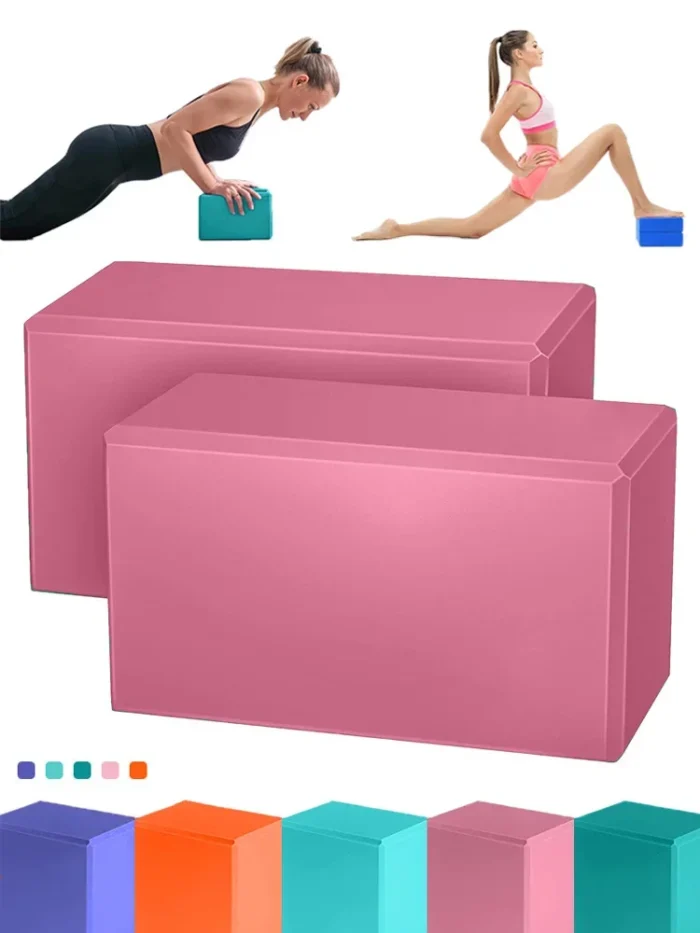 1PC Yoga Building Blocks Cubes Pilates Bricks Reinforcement Mats Sports Supplies Exercise Home Exercise Equipment Fitness Eva - Image 14