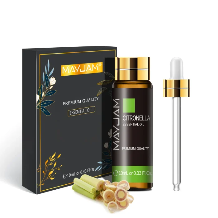 MAYJAM 10ml Pure Essential Oil Lavender Eucalyptus Vanilla Sandalwood Jasmine Bergamot Lemongrass Cinnamon Grapefruit 1pc - Image 15