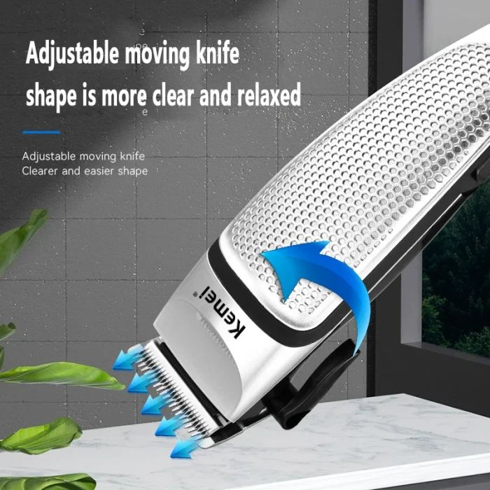 Kemei KM-4639 Electric Clipper Hair Clippers Professional Trimmer Household Low Noise Beard Machine Personal Care Haircut Tool - Image 2