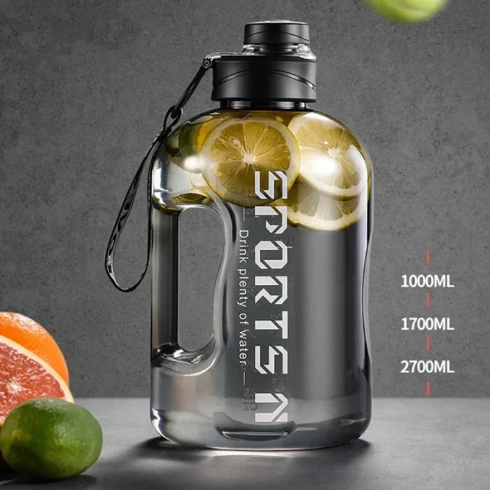 1.7L/2.7L Sports Water Bottle Gym Cycling Cup Portable Large Capacity Water Bottle For Fitness Camping Men Water Kettle - Image 5