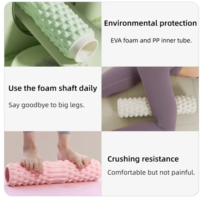 Foam Roller-for Deep Tissue Massage,Back Pain Relief Muscle Roller, Massage EVA Roller for Self Massage Exercise, Yoga, Pilates - Image 20