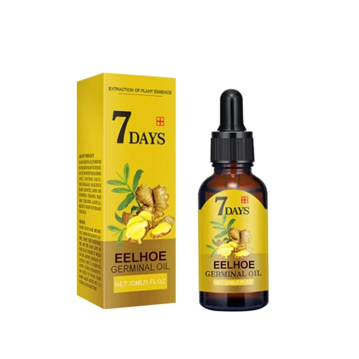 EELHOE Ginger Hair Growth Oil Natural Essentail Anti-Hair Loss Treatment Hair Hydrating Growth Nutrient Solution Care Products - Image 2