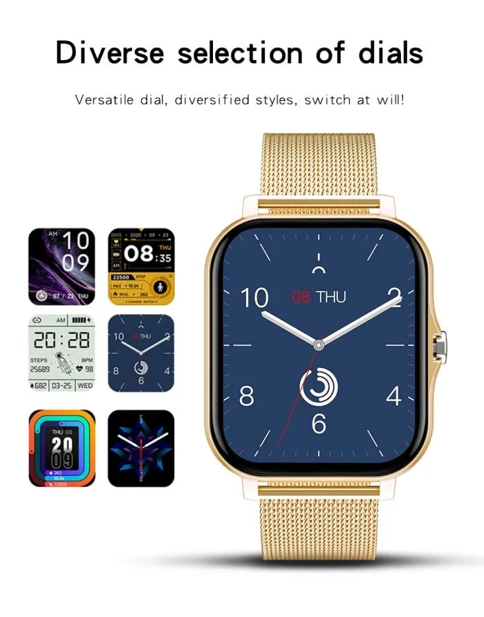 2024 Smart Watch Android Phone 1.44'' Inch Color Screen Bluetooth Call Blood Oxygen/Pressure Monitoring Smart Watch Women Men - Image 19