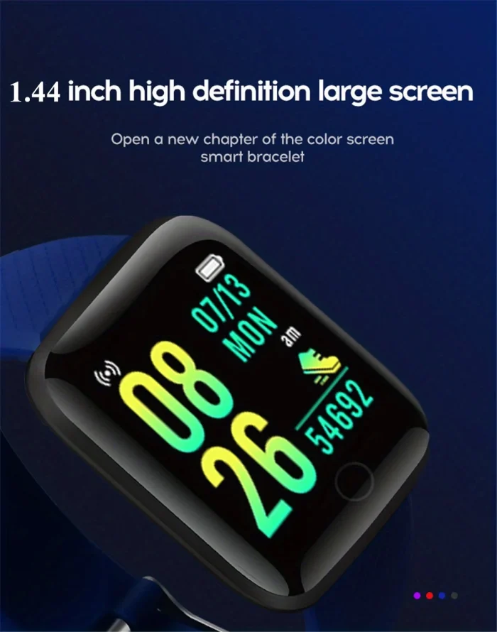 Smart Watches Weather Music Player Message Heart Rate Monitor Fitness Bracelet Men Gift Woman Smartwatch For IOS Android D13 116 - Image 12