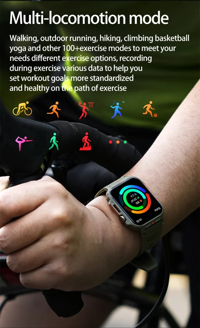 2024 New Smart Watch Men 1.95 Inches Bluetooth Call IP68 Waterproof Sport Mode Health monitoring Smartwatches For Huawei Xiaomi - Image 21