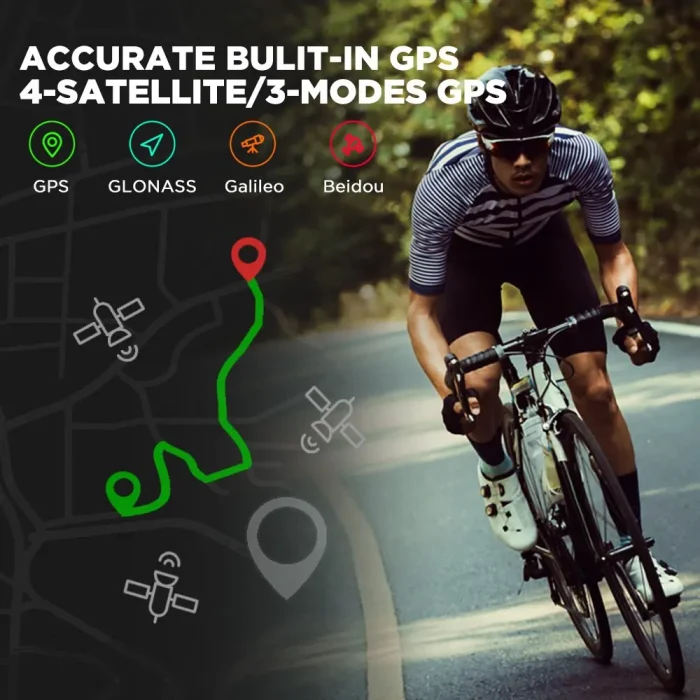 Zeblaze Stratos 2 GPS Smart Watch AMOLED Display 24h Health Monitor 5 ATM Long Battery Life Smartwatch for Men - Image 4