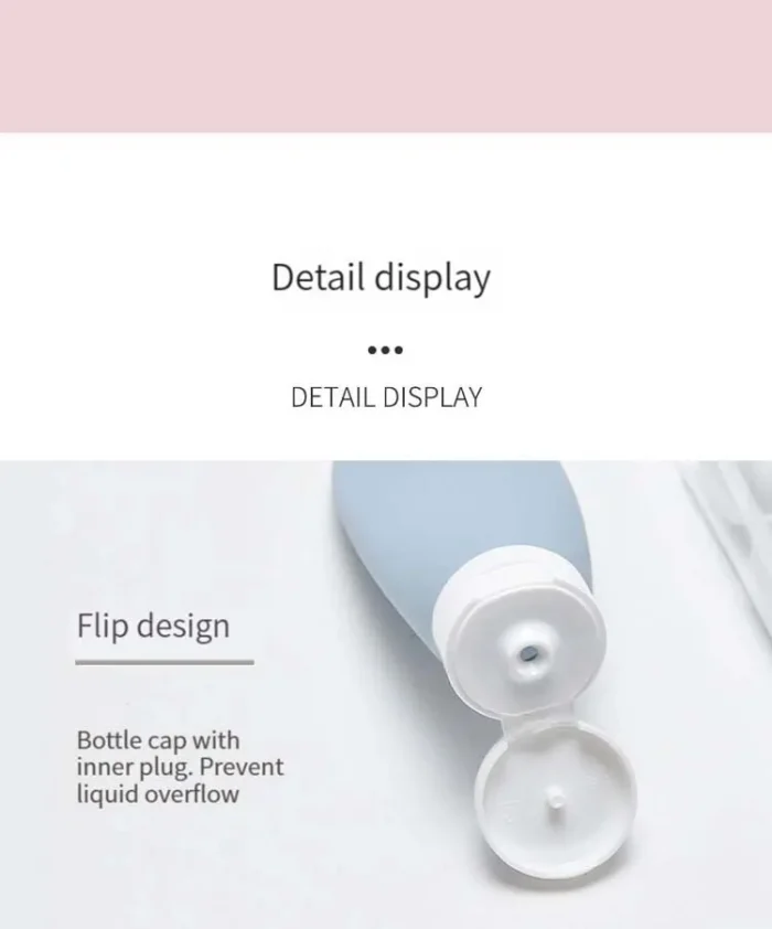 Morandi Tube Squeeze Bottle Portable Skin Care Products Dispensing Ottle Lotion Hand Cream Body Wash Travel Set Fill Empty - Image 19