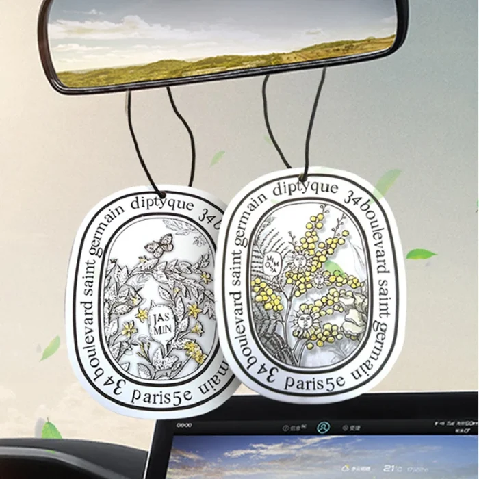 2 Pcs Car Fragrance Car Solid Aromatherapy Car Aromatherapy Card Pendant Car Air Purifying Perfume Fragrance - Image 27