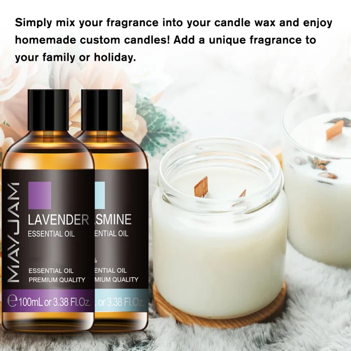 100ml Essential Oils For Humidifier Aromatic Diffuser Lavender Eucalyptus Rose Ginger Lemongrass Fragrance Oil Making Candles - Image 37