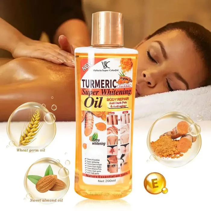 Turmeric Essential Oil Facial Body Massage Moisturizing Diffuser Aromatherapy Face Body Care Smoothing Body Face Skin Care - Image 2