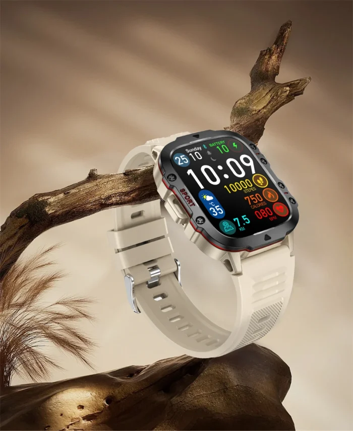 2024 New For Xiaomi Military Smart Watch Men IP68 5ATM Outdoor Sports Fitness Tracker Health Monitor 1.96" BT Call Smartwatch - Image 40