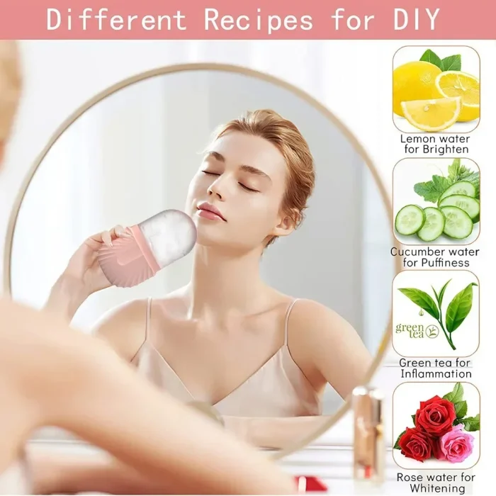 Ice Facial Roller Skin Care Beauty Lifting Contouring Tools Ice Cube Trays Ice Globe Balls Face Massager Skin Care Tool - Image 19
