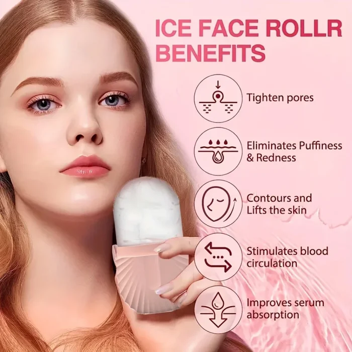 Ice Facial Roller Skin Care Beauty Lifting Contouring Tools Ice Cube Trays Ice Globe Balls Face Massager Skin Care Tool - Image 16