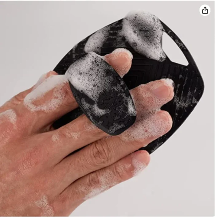 1pc Soft Silicone Exfoliating Brush Cleanser Manual Body Cleansing Body Care Scrubber Shower Gentle Massage Bath Brush For Men - Image 14
