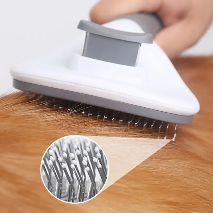 Pet Hair Brush Cat/Dog Comb Grooming Care Cleaning Needle Brush Stainless Steel Comb Long Hair Pets Dogs Cats Accessories - Image 3