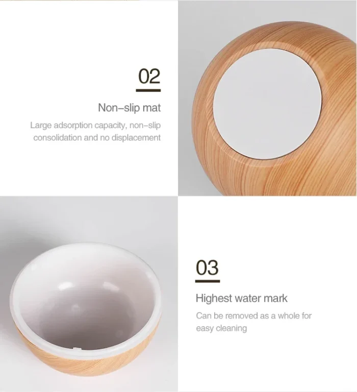 USB Ultrasonic Cool Mist Sprayer Essential Oil Fragrance Mini Home Wood Grain Air Humidifier Electric Air Aroma Diffuser Purifie - Image 11