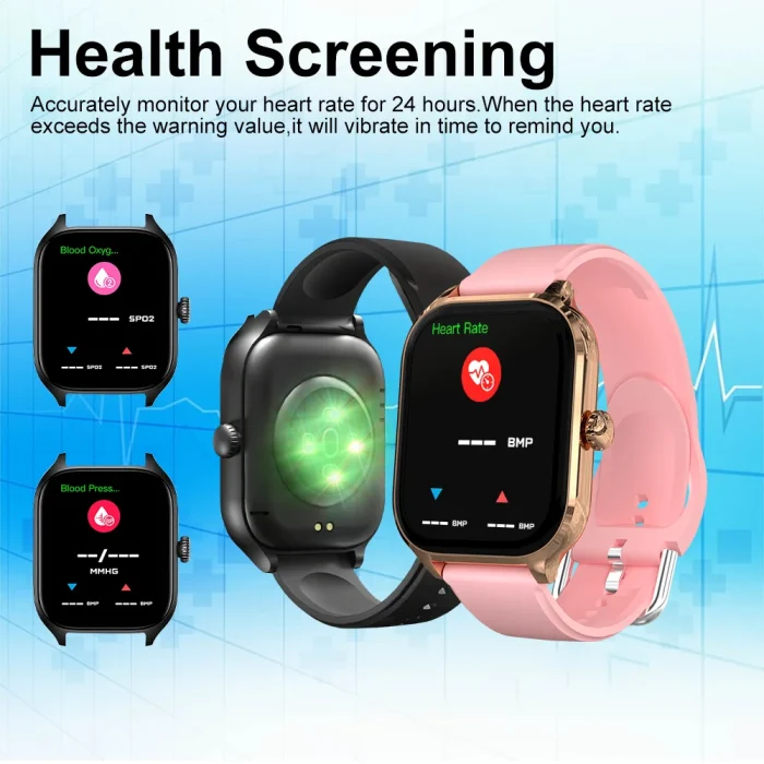 LAXASFIT H9 Smartwatch Dial to Answer Calls Calorie Tracking Heart Rate Blood Oxygen Monitoring Bluetooth Smart Watch - Image 15